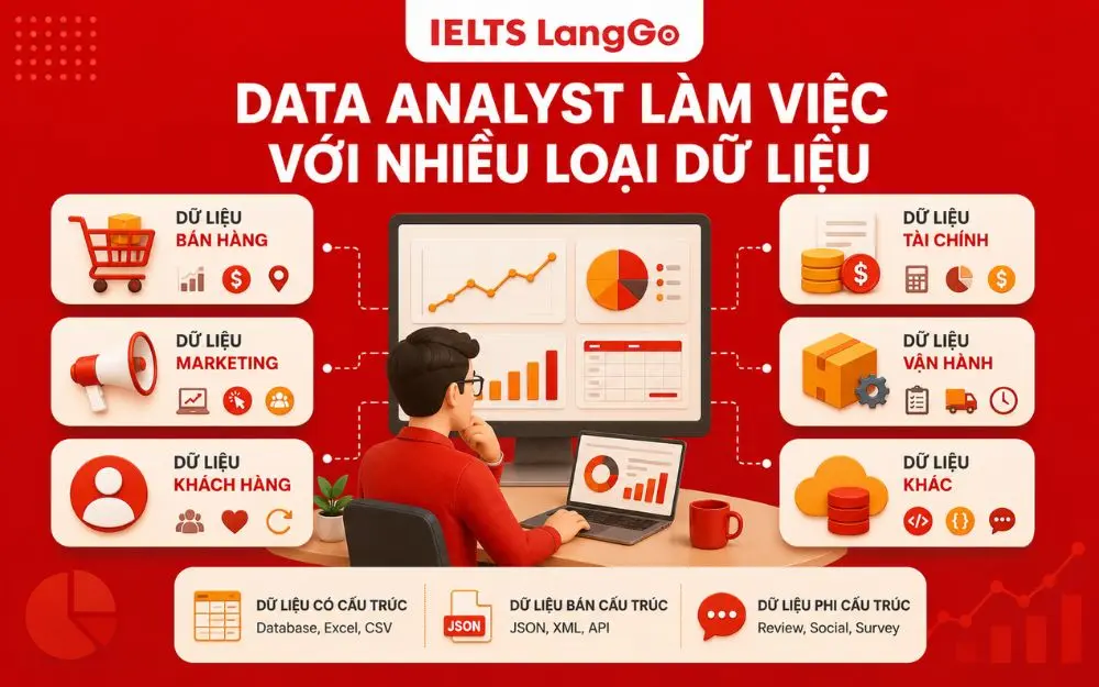 Data Analyst phân tích đa nguồn dữ liệu để hỗ trợ quyết định kinh doanh chính xác