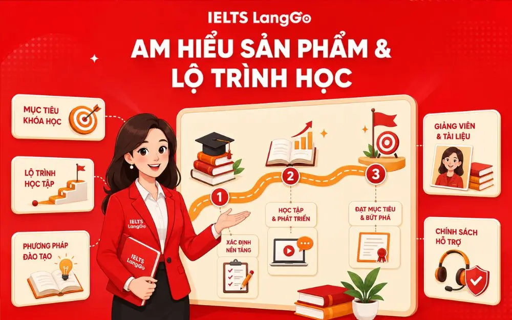Am hiểu chương trình giúp tư vấn viên thiết kế lộ trình học phù hợp.