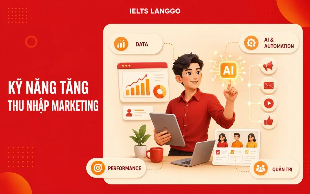 Bốn kỹ năng giúp nhân sự Marketing tăng hiệu suất và thu nhập.