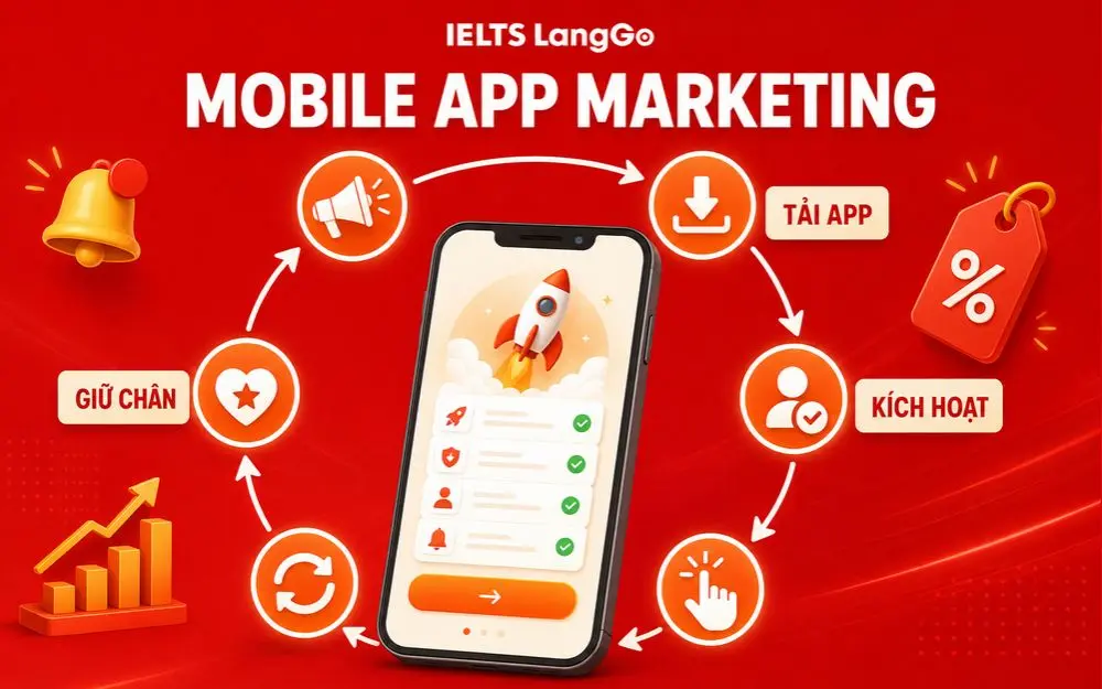 Mobile App Marketing tối ưu hành trình tải, kích hoạt và giữ chân người dùng
