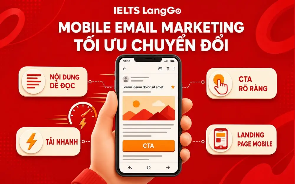 Mobile Email Marketing tối ưu trải nghiệm đọc và chuyển đổi trên điện thoại.
