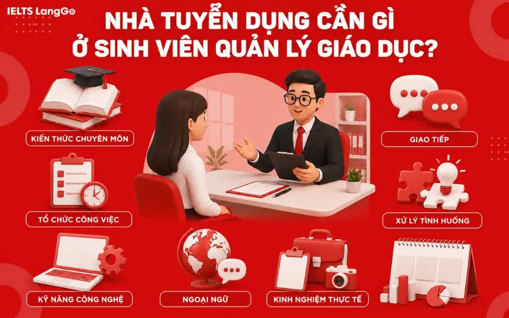 Nhà tuyển dụng cần gì ở sinh viên Quản lý giáo dục?