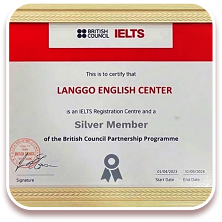 Chứng nhận của IELTS LangGo